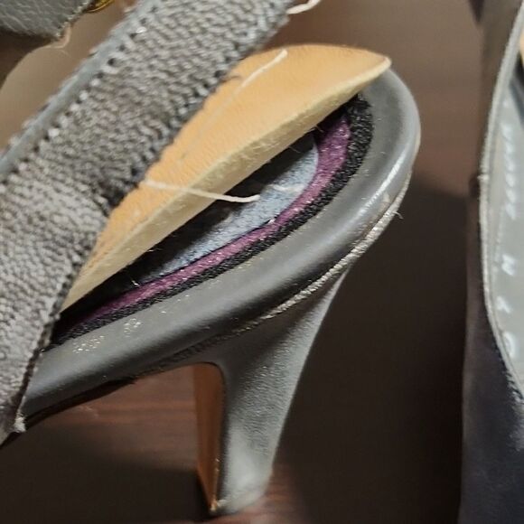 Vintage Joyce sling back heels shoes - Picture 6 of 9